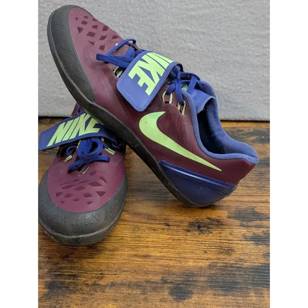 Nike Zoom Rotational 6 Bordeaux Throwing Shoes 685131-600 Men’s Size 12 EUC